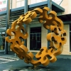 Swirling Mandala greg johns australian large sculpture