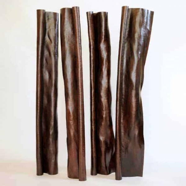 timber sculpture interior wood art