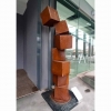 Cube-stack-15-metal-garden-art-walsh-bay-sydney