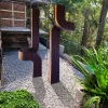 large metal garden sculpture