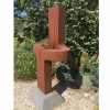 Detachment-240x115cm Corten Steel Sculpture MILD-STEEL-CORTEN-[Corten,Outdoor]-Chris-Flenley-sculpture-abstract-australian-art-garden-sculptor