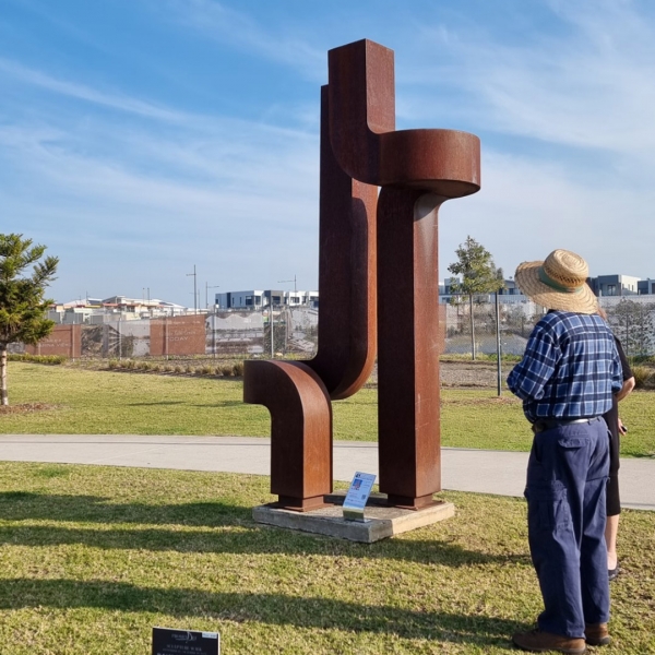 large outdoor garden sculpture