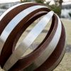 round garden sculpture